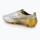 Scarpe da calcio da uomo Mizuno Αlpha Japan Md bianco/oro/nero 3