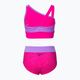 Nike Water Dots Asymmetrical rosa costume da bagno a due pezzi per bambini prime 2
