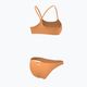 Costume da bagno due pezzi donna Nike Essential Sports Bikini crema pesca 6