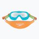Speedo Sea Squad Maschera da nuoto per bambini Jr azzurro/verde fluo/arancio fluo/chiaro 5