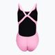 Costume intero da donna Nike Hydrastrong Solid Fastback rosa polarizzato 2