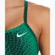 Costume intero Nike Hydrastrong Delta Racerback Court Green Donna 6