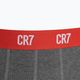 Boxer CR7 Basic Trunk da uomo 3 paia grigio melange/rosso/navy 4