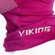 Passamontagna Viking Sigurd Jr Multifunction fucsia/grigio per bambini 3