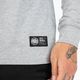 Felpa uomo Pitbull West Coast con cappuccio piccolo logo Spandex 210 grigio 4