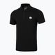 Maglia Polo Pitbull West Coast Uomo Logo Piccolo Nero