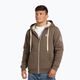 Felpa da uomo Pitbull Zip Sherpa 2 Ruffin con cappuccio marrone