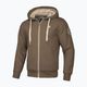 Felpa da uomo Pitbull Zip Sherpa 2 Ruffin con cappuccio marrone 5