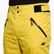 Pantaloni da sci da uomo 4F SPMN006 lemon 5