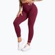 Leggings da allenamento donna Gym Glamour Push Up 2.0 merlot