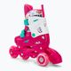 HUMBAKA Starjet LED pattini a rotelle per bambini 3in1 rosa 17