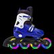 HUMBAKA Starjet LED pattini a rotelle per bambini 3in1 blu 2