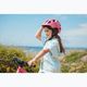 Casco da bicicletta per bambini ATTABO K200 rosa 7