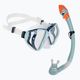 AQUASTIC Shoal set snorkeling maschera + boccaglio blu