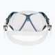 AQUASTIC Shoal set snorkeling maschera + boccaglio + pinne blu 5