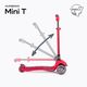 HUMBAKA Mini T scooter a tre ruote per bambini rosso 3