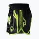 Pantaloncini da allenamento Ground Game Muay Thai Neon da uomo nero/verde neon 4