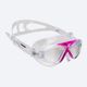AQUA-SPEED maschera da nuoto per bambini Zephyr rosa/trasparente