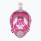 Maschera integrale da donna per lo snorkeling AQUA-SPEED Spectra 2.0 bianco/rosa 2