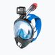 AQUA-SPEED Maschera integrale Brizo per snorkeling + supporto per fotocamera nero/blu 5