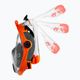 AQUA-SPEED Spectra 2.0 maschera integrale per snorkeling nero/arancio 4