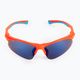 Occhiali da sole per bambini GOG Balami opaco arancione neon/blu/blu a specchio 3