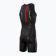 Uomo ZONE3 Neoprene Kneeskin Muta Triathlon Baselayer nero/rosso 2