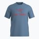 T-shirt Arc'teryx Arc'Word Logo da uomo, lavaggio stone wash 5