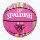 Spalding Marble rosa basket taglia 7