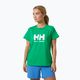 Maglietta Helly Hansen da donna Logo 2.0 verde brillante