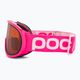 Occhiali da sci per bambini POC POCito Retina rosa fluorescente 4