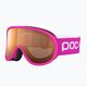 Occhiali da sci per bambini POC POCito Retina rosa fluorescente 5