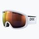 Occhiali da sci POC Fovea hydrogen white/partly sunny orange