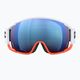 POC Zonula Clarity Comp occhiali da sci bianco/arancio fluorescente/blu specchiato 7
