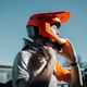 POC Otocon Race MIPS arancione fluorescente avip/nero uranio opaco casco da bici 9