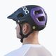 POC Tectal Race MIPS casco da bici nero uranio/viola zaffiro metallizzato/opaco 9