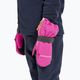 Guanti da sci Didriksons Biggles Zip in plastica rosa per bambini 2