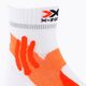 Calze da corsa X-Socks Marathon da uomo bianco artico/rubino scuro 3