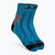 Calzini da corsa X-Socks Trail Run Energy da uomo blu alzavola/arancio tramonto