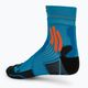 Calzini da corsa X-Socks Trail Run Energy da uomo blu alzavola/arancio tramonto 3