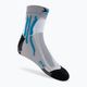 X-Socks Run Speed Two calzini da corsa grigio perla/nero opale 2