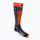 X-Socks Ski Rider 4.0 calze da sci grigio pietra melange/x-arancio