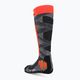 X-Socks Ski Rider 4.0 calze da sci grigio pietra melange/x-arancio 2