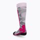 Calze da sci da donna X-Socks Ski Rider 4.0 grigio/rosa 2