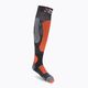 X-Socks Calze da sci Silver 4.0 antracite melange/arancio fluo