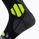 Calze da snowboard X-Socks Snowboard 4.0 nero/grigio/giallo fenice 3