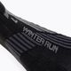 X-Socks Winter Run 4.0 calzini da corsa nero/grigio scuro melange/x-arancio 3
