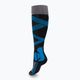Calze da sci da donna X-Socks Ski Rider 4.0 grigio scuro/blu melange 2