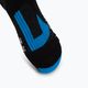 Calze da sci da donna X-Socks Ski Rider 4.0 grigio scuro/blu melange 3