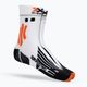 Calzini da corsa X-Socks Run Speed Two 4.0 da uomo, bianco artico/arancione